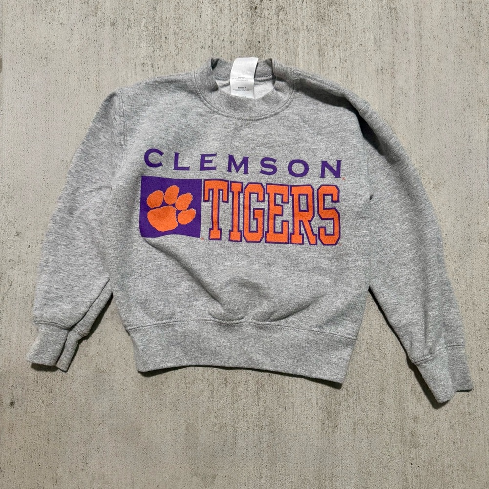Clemson Tigers Crewneck Sweatshirt Youth Size Small